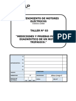 03 Mediciones y Pruebas para El Diagnóstico de Un Motor Trifásico. PDF
