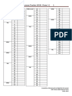 CEFR Lesson Tracker 2018 - Form 1