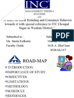 ITC Choupal Sagar rural retail study