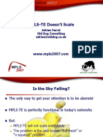 Farrel - Scaling MPLS TE