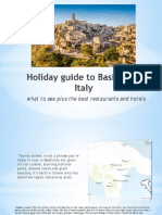 Holiday Guide To Basilicata Italy