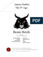 Fantasy Battles The 9 Age: Beast Herds
