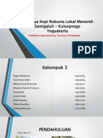 Budidaya Kopi Robusta Lokal Menoreh FIX