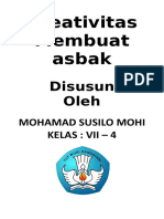 Kreativitas Membuat Asbak: Disusun Oleh