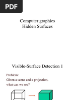 Computer Graphics Hidden Surfaces