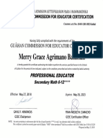 professional educator certificate horizontal