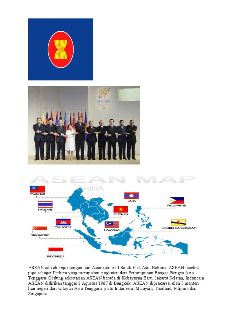 ASEAN Adalah Kepanjangan Dari Association of South East