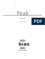 Peak Pro 5.2 User's Guide