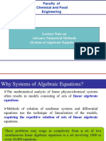 2 Systme of Alegebraic Equation (Modified)