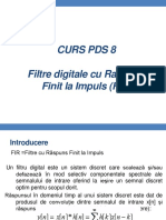 Curs 8 Pds 2018 Filtre Fir