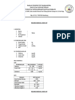 Resume Medical Check Up