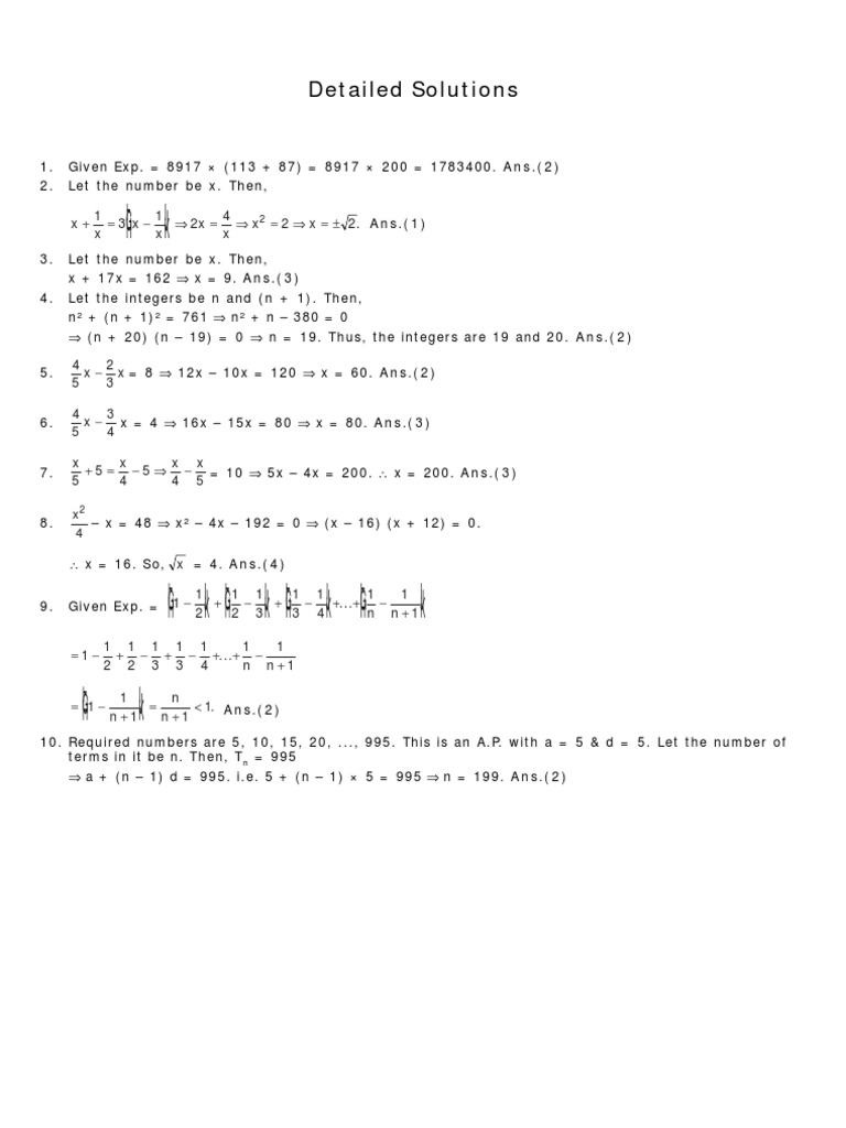 Maths Mania4 | PDF