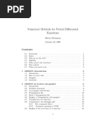 Numerical Methods For PDE in C++