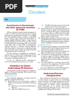 Circulars: Investments in Government and Other Approved Securities by Ucbs