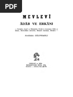 Mevlevî Âdâb Ve Erkânı