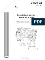 Descrição de Serviço - Motor de 16 Litros: Industrial & Marine Engines