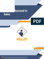 Ways To Succeed in Sales