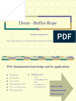 Drum - Buffer-Rope: Based On: R. Holt, PH.D., PE