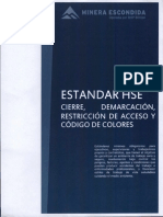 Estandar Cierre Demarcación y Restricción de Acceso y Código de Colores PDF