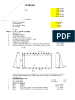 Box Culvert Design: Case 1 DL & LL From Outside