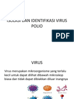 Isolasi Dan Identifikasi Virus Polio