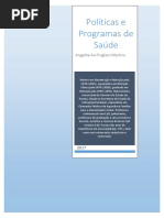 Politicas e Programas de Saude