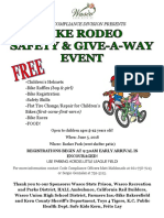 Bike Rodeo 2018 Flyers Eng and Span