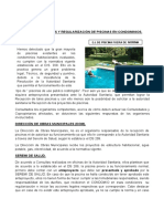 Regularizacion de Piscinas