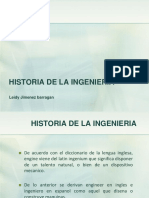 Historia de La Ing.