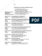 Susunan Pengurus Pusat Himpsi Periode 2014