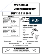 SummerFest 2018 Flyer