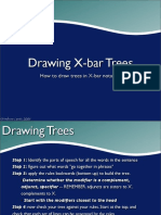 How To Draw Trees in X-Bar Notation
