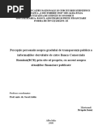 Studiu de Caz Banca Comercială Română BCR Drăgoiu Ionuţ B.a.P.F II