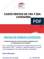 Casos rentas 1ra y 2da categoría, intereses, regalías y honorarios