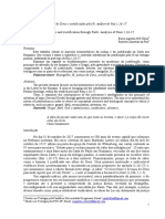 A justiça divina revelada no evangelho