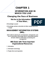 The Information Age in Which You Live Changing The Face of Business