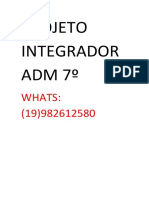 Projeto Integrador Adm 7º