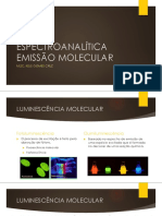 Espectroanalítica molecular sensível