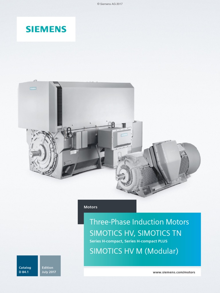 Simotics Medium Voltage Motor Design | PDF | Automation