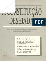 A Constituição Desejada: o sonho do povo brasileiro na nova Carta Magna