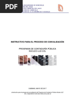 1. Instructivo Para La Convalidacion - Contaduria