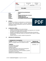 Silabo 2015-I Prospectiva Estrategica