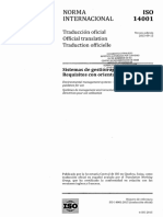 ISO 14001 2015 ESP