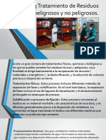 5.3 Tratamiento de Residuos Peligrosos y No Peligrosos.