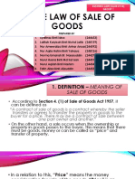 Sale of Goods Business Law