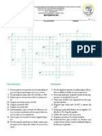 Crucigramas de Geometria - MATE 1, 2 Y 3