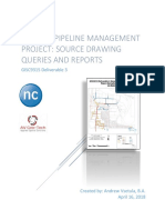 Oregon Pipeline Management Project: Source Drawing Queries and Reports