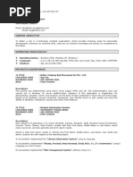 Download BPO Resume by Faisal Rahmani SN38062784 doc pdf