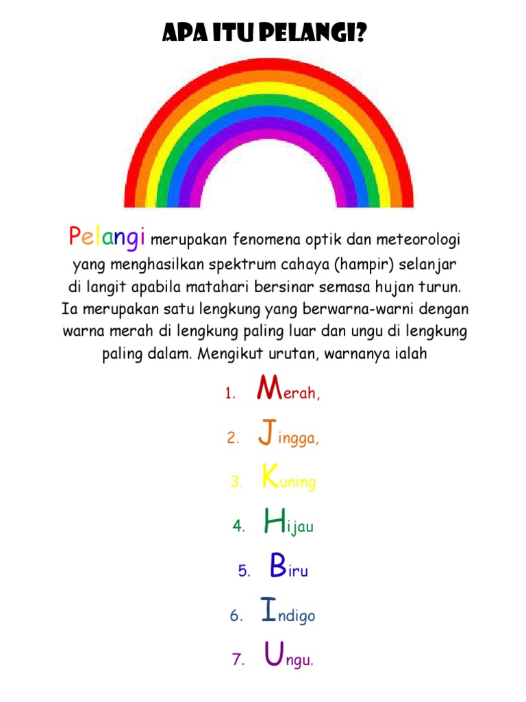Apa Itu Pelangi Pdf