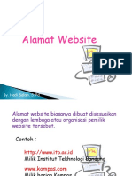 MENJELAJAHI INTERNET 2 (Alamat Website ).pptx